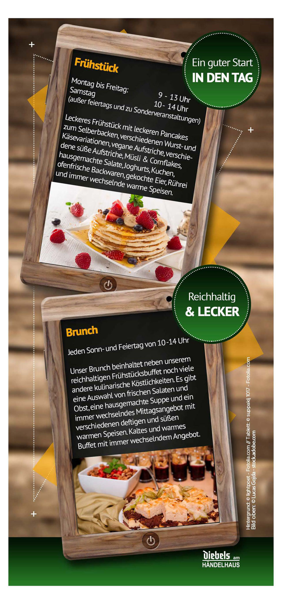 Einfach mal lecker frühstücken oder brunchen!